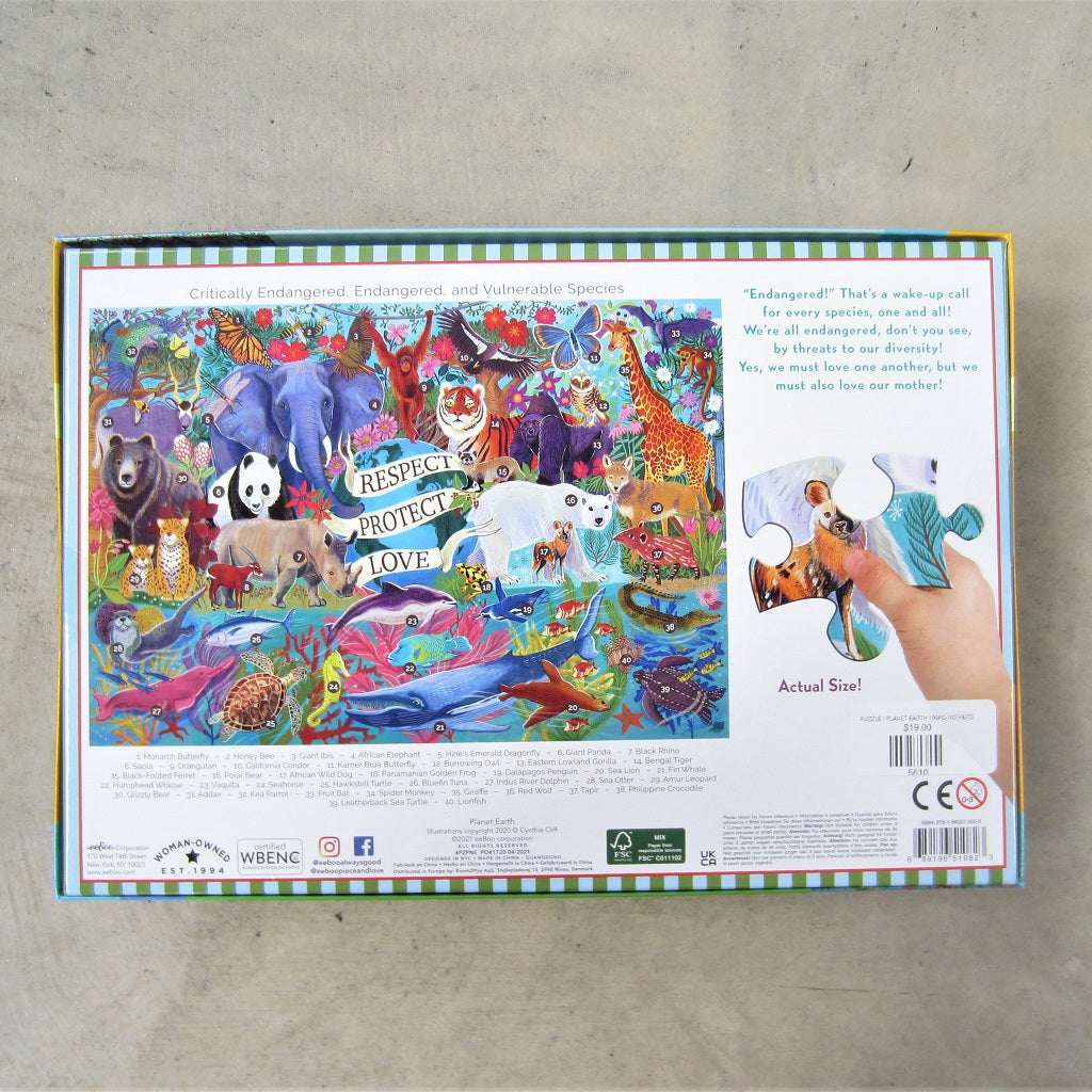 Planet Earth 100 Piece Puzzle