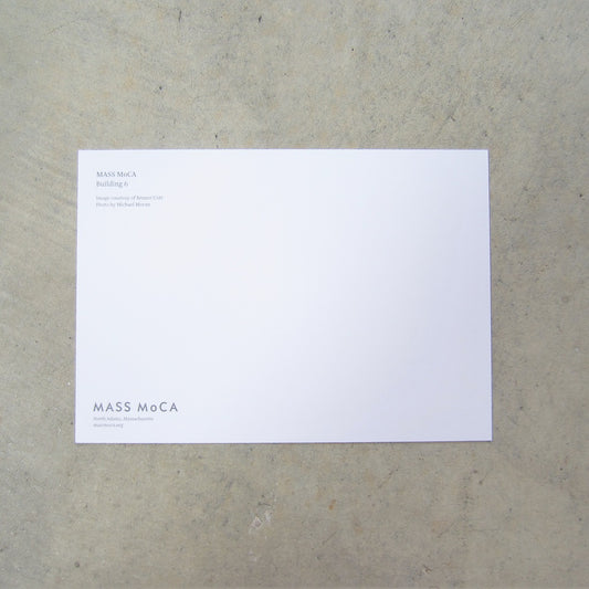 Postcard: Building 6 and the Hoosic River