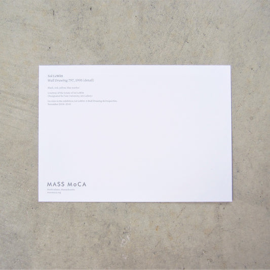 Postcard: Sol LeWitt Wall Drawing 797 (Detail)