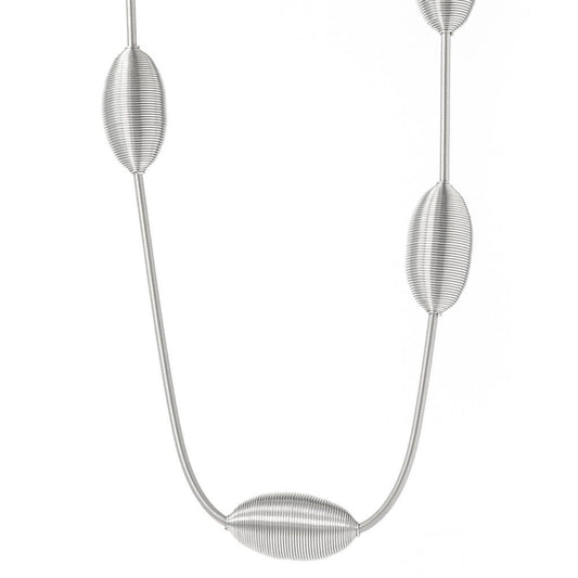 Pearl Long Stainless Steel Necklace