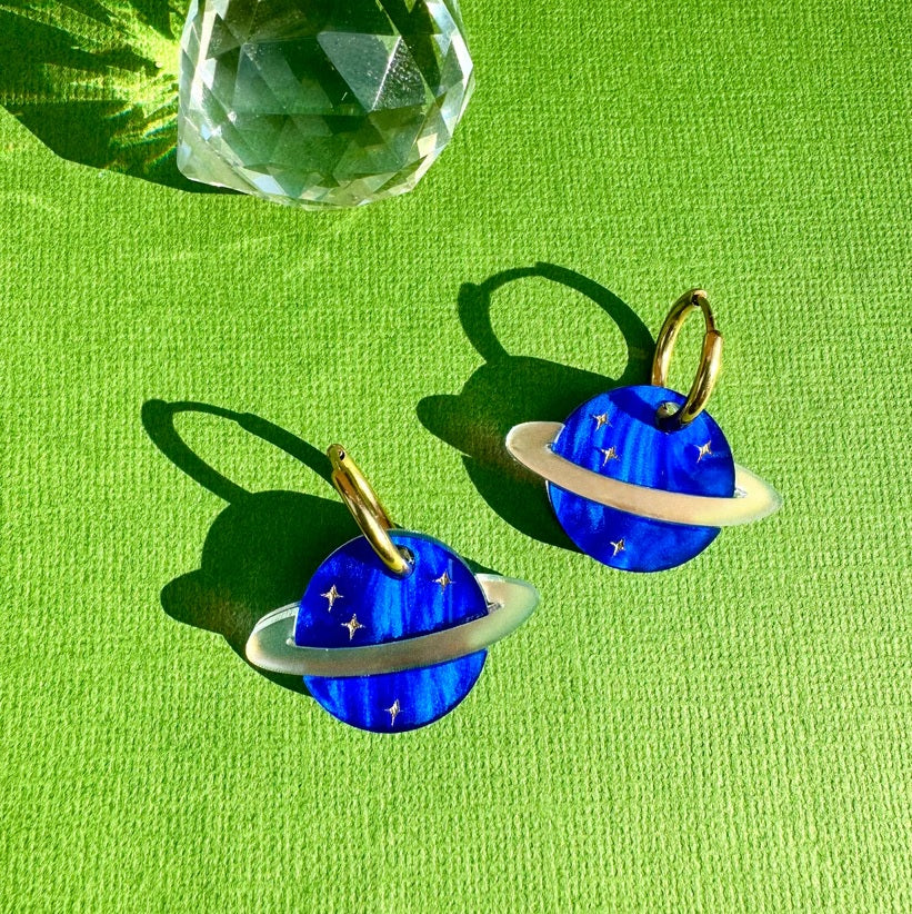 Planet Picasso Acrylic Earrings