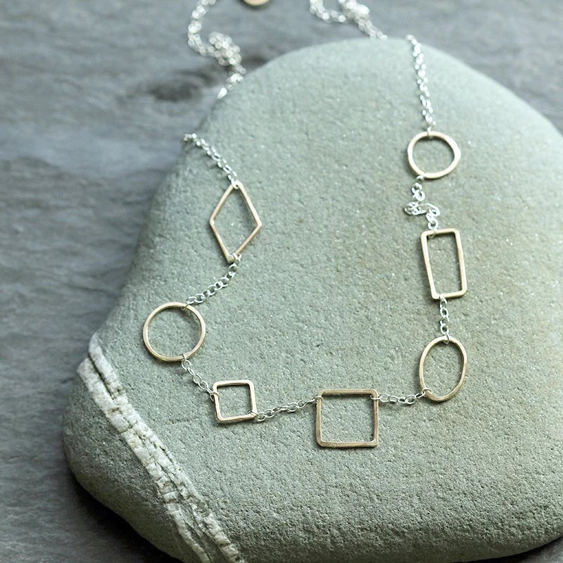 Primer Necklace in Mixed Metals