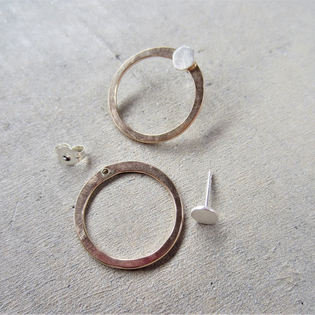 Ellery Earrings in Mixed Metals