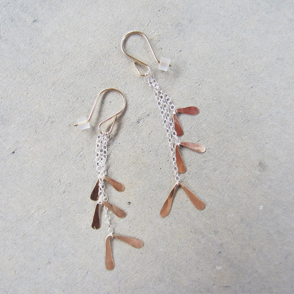 Samara Earrings in Mixed Metals