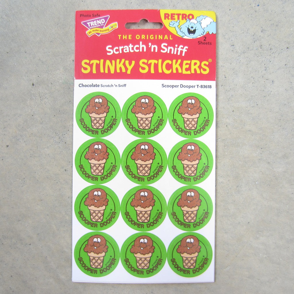 Stinky Stickers: Scooper Duper! Chocolate