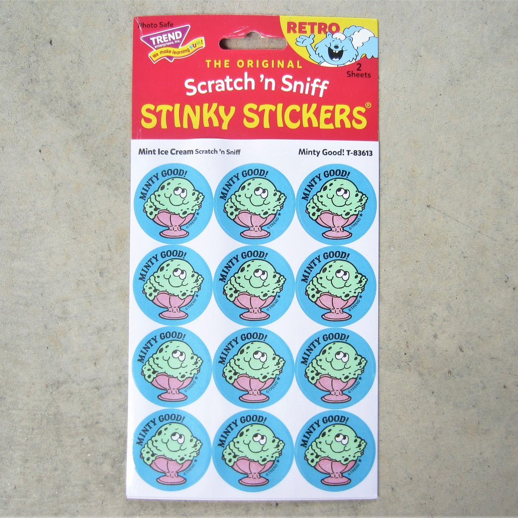 Stinky Stickers: Minty Good! Mint Ice Cream