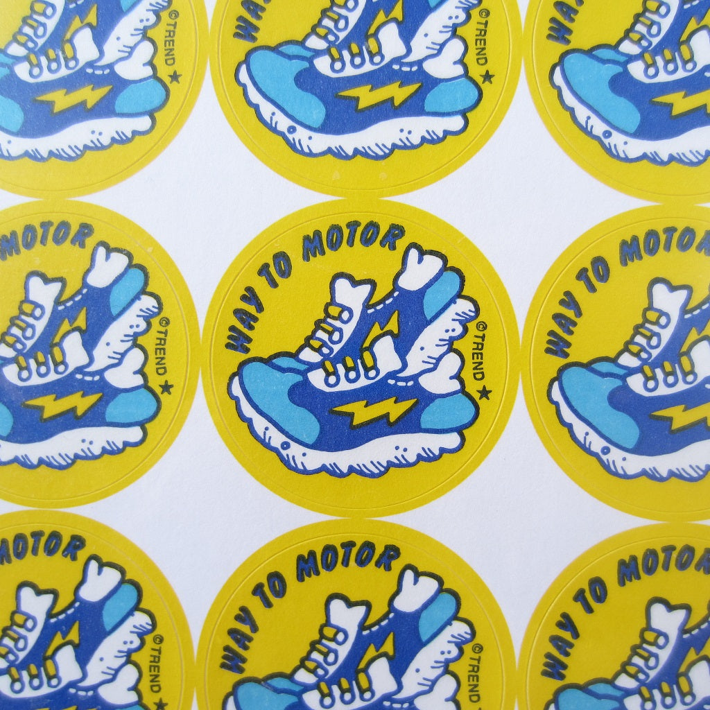 Stinky Stickers: Way to Motor! Old Shoe
