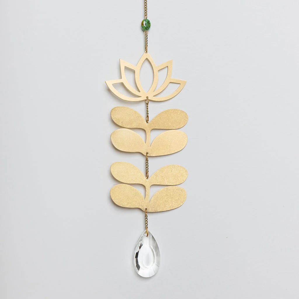 Suncatcher: Lotus African Turquoise