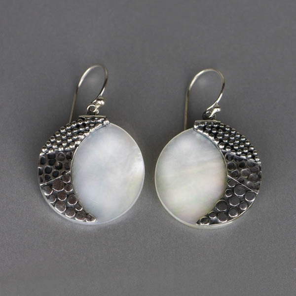 Sea Moon Earrings - Small