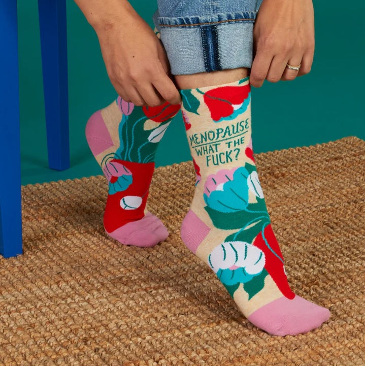 Women's Crew Socks: Menopause