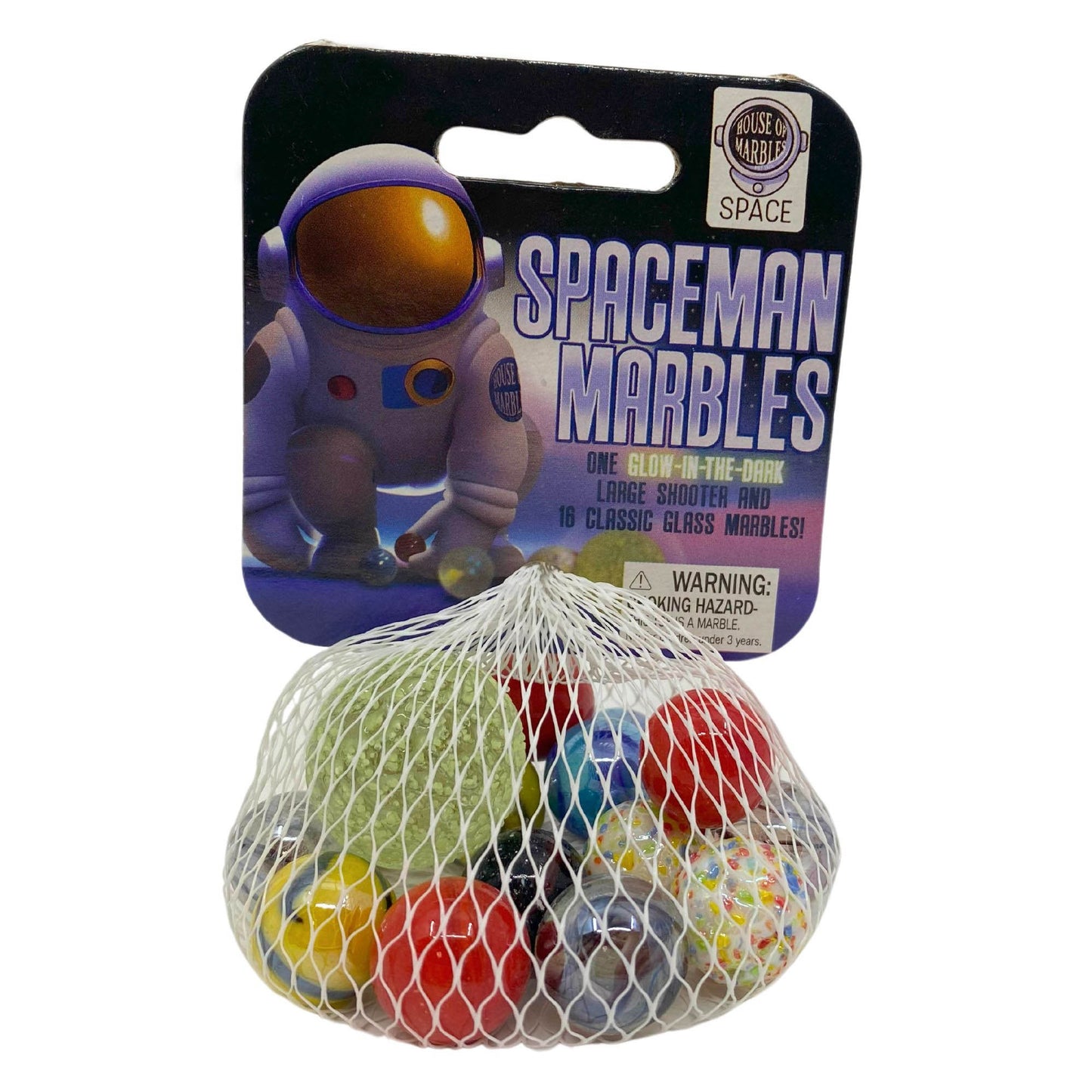 Spaceman Net Bag of Marbles