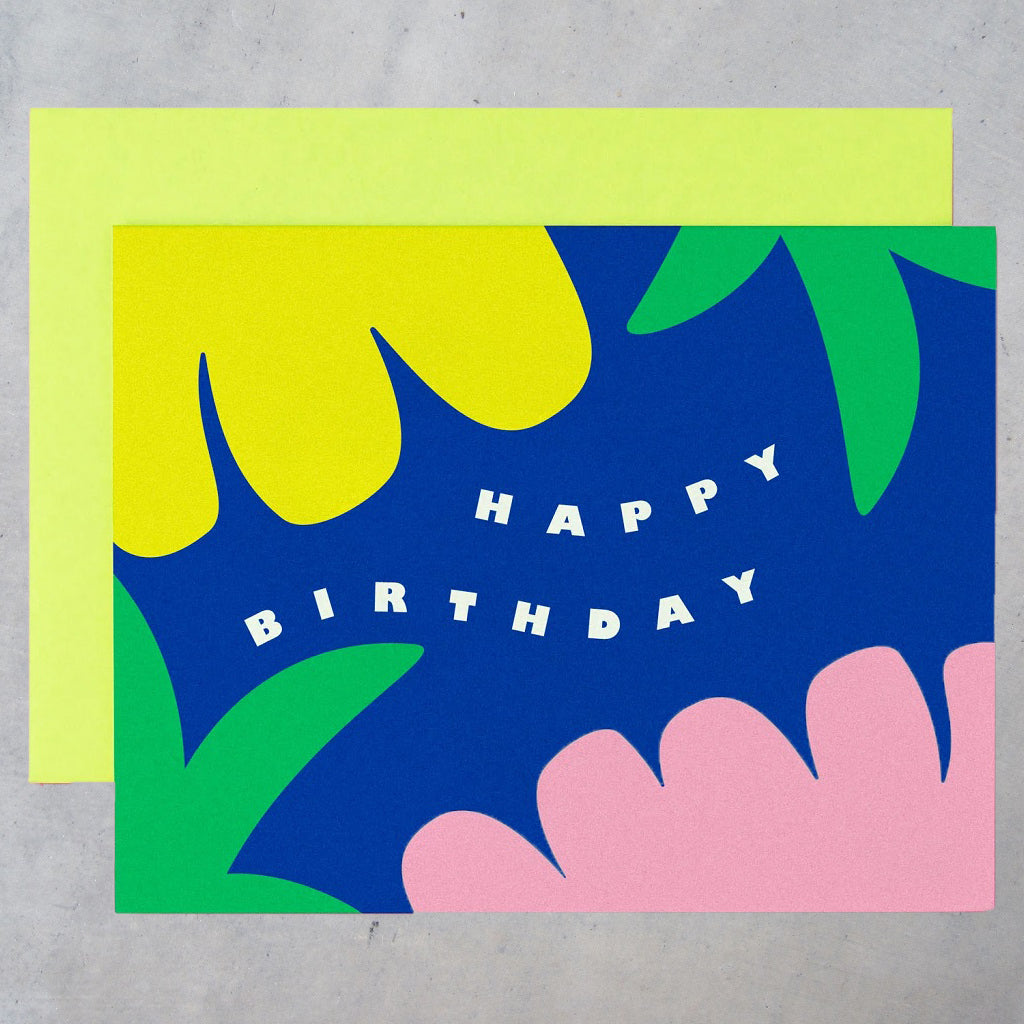 Greeting Card: Tropical Birthday