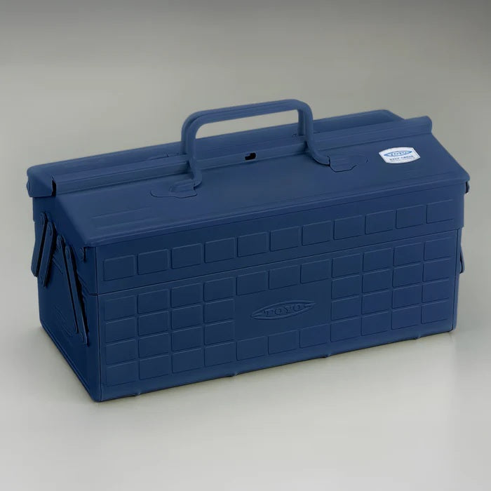 TOYO Steel Cantilever Toolbox ST-350: Indigo