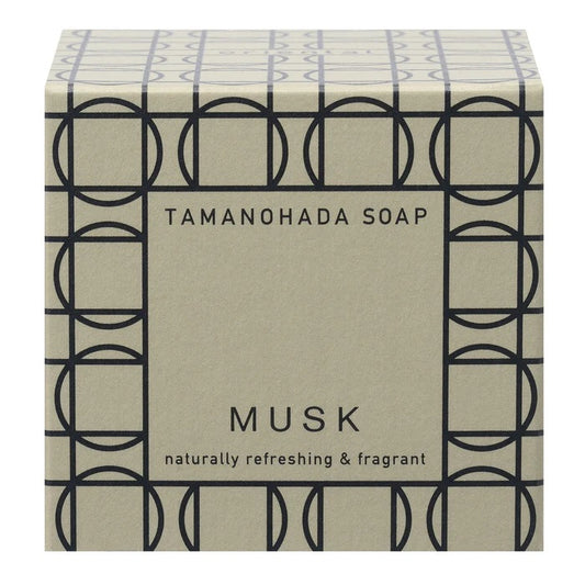 Tamanohada Round Soap: Musk