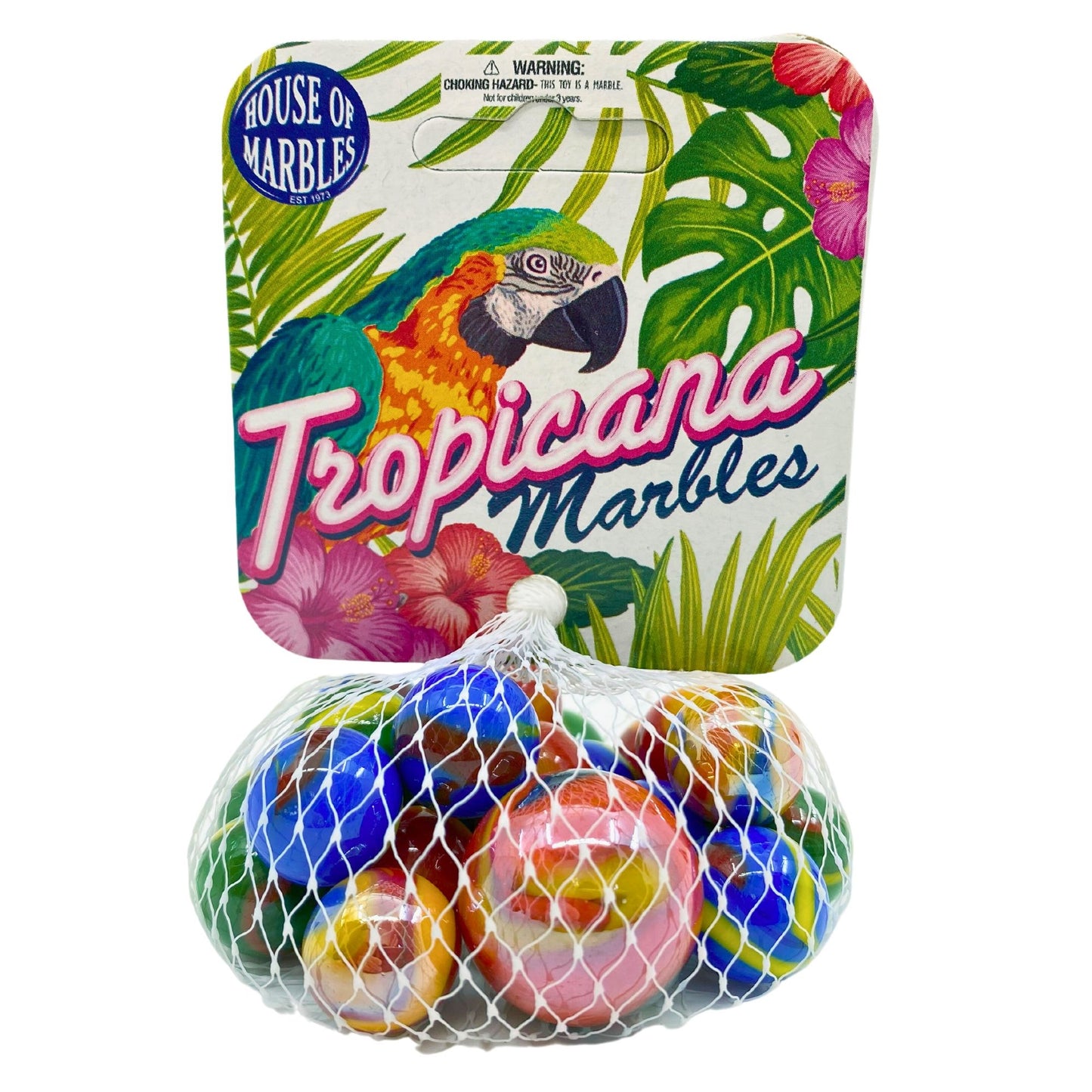 Tropicana Net Bag of Marbles