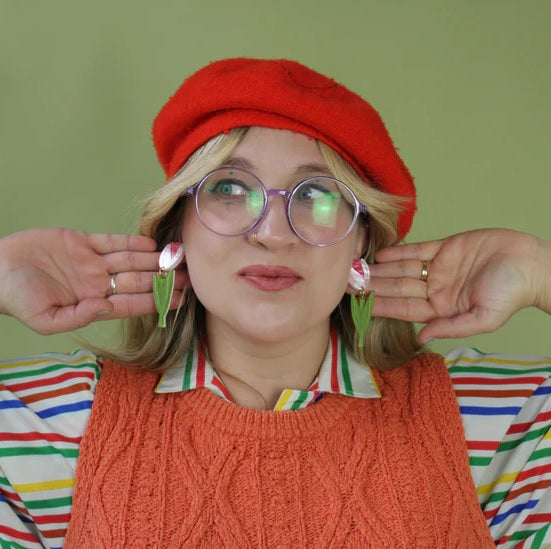 Tulip Acrylic Earrings