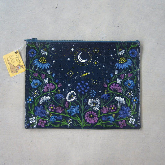 Zipper Pouch: Starry Garden