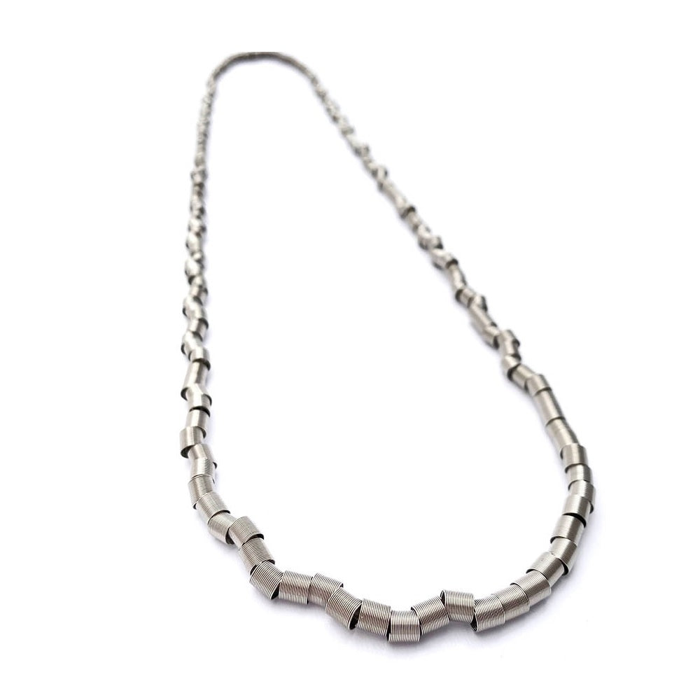 Zanzibar Long Stainless Steel Necklace