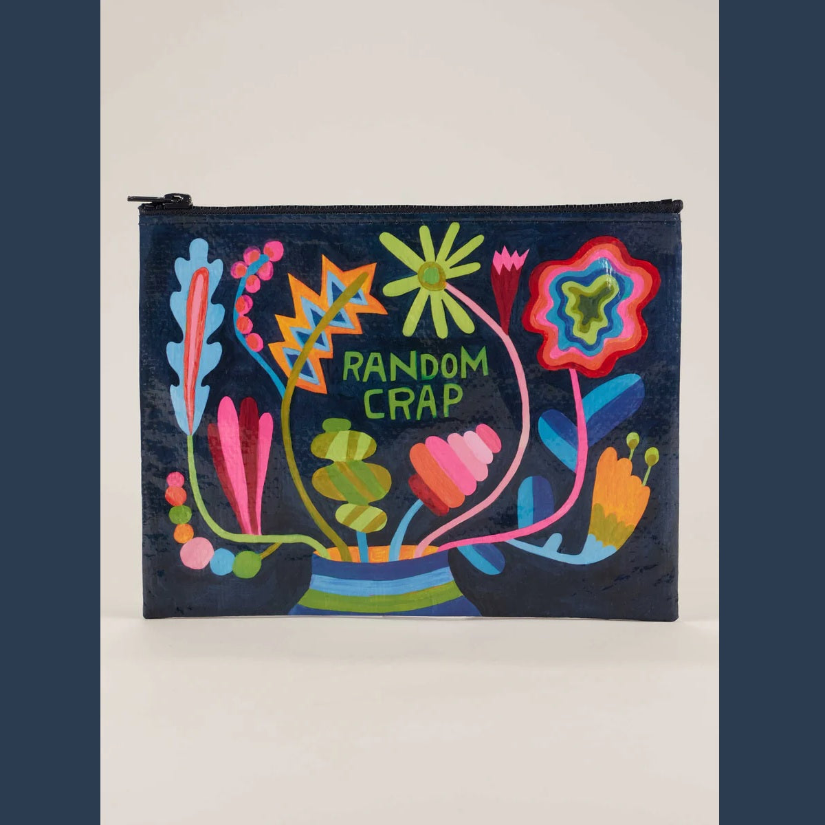 Zipper Pouch: Random Crap Floral