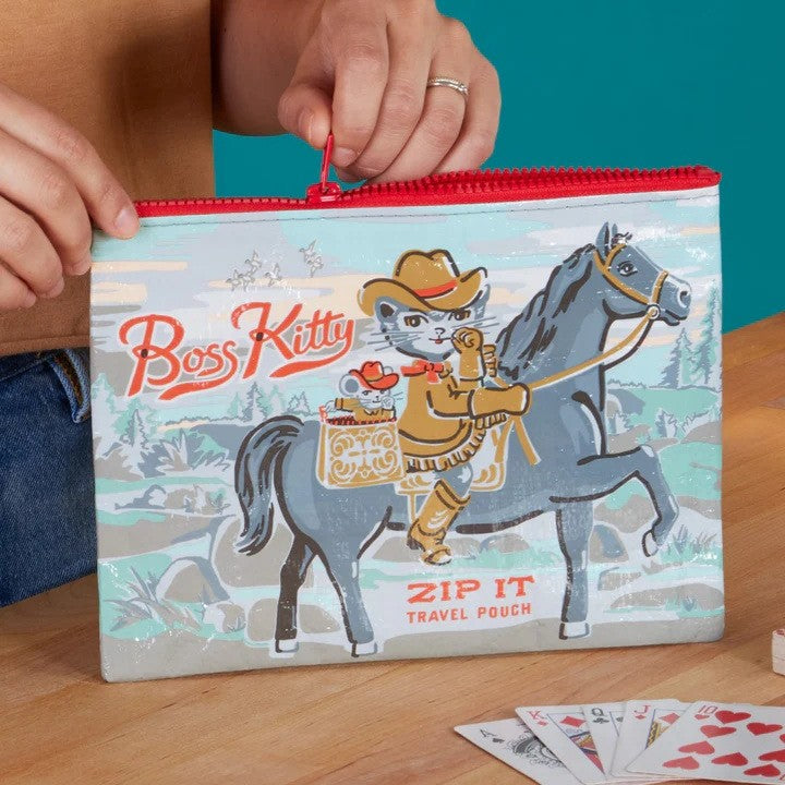 Zipper Pouch: Boss Kitty