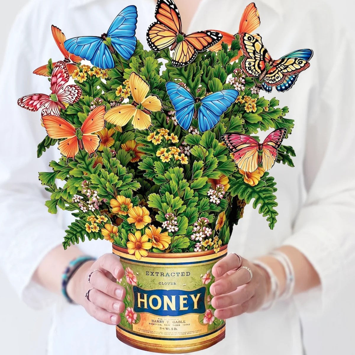 Paper Bouquet: Butterflies and Buttercups