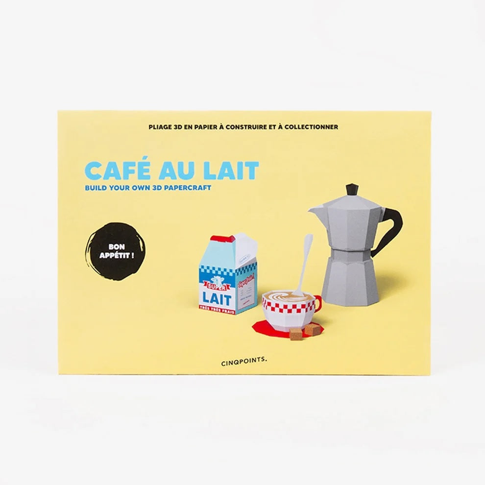 Café au Lait – 3D Paper Food Kit