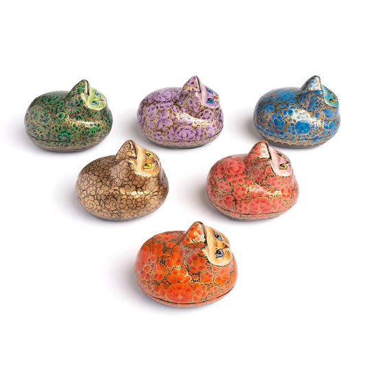 Cats Paper Mache Box