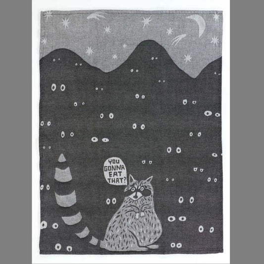 Woven Dish Towel: You Gonna Eat That