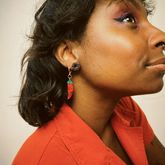 Just a Little Spice Acrylic Earrings