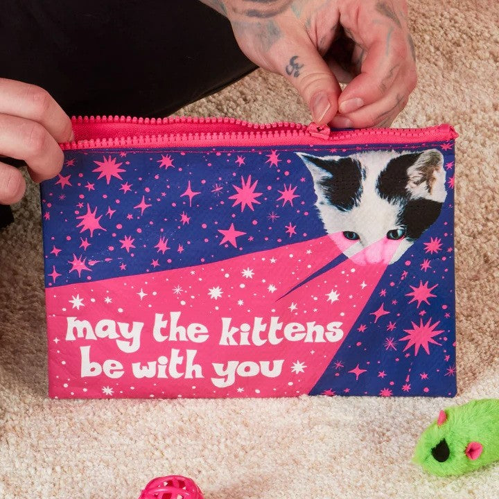 Zipper Pouch: Kittens Be With You