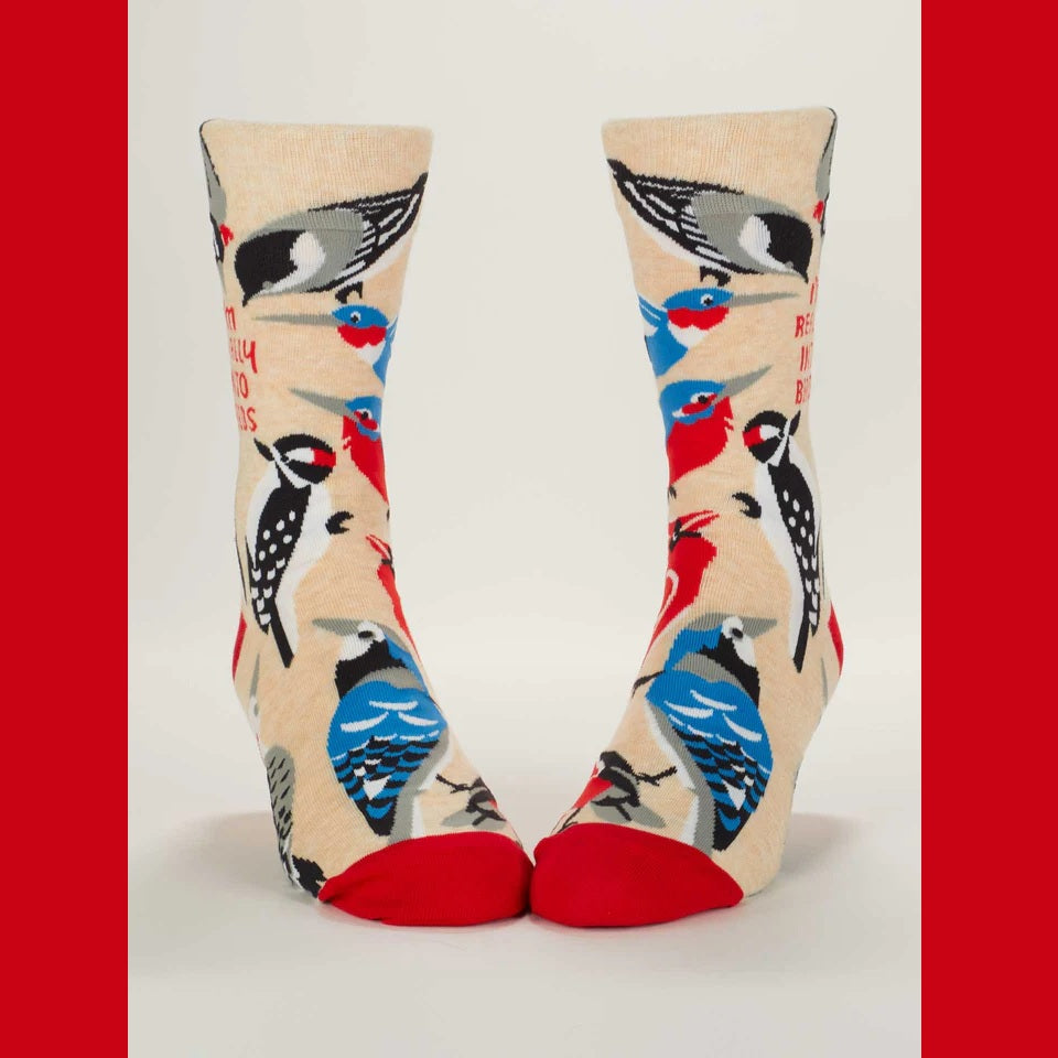 Men's Crew Socks: I'm Really Into Birds