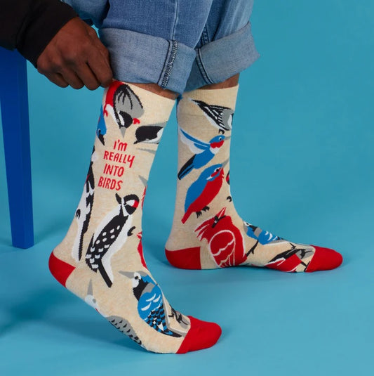 Men's Crew Socks: I'm Really Into Birds