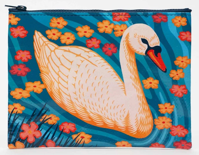 Zipper Pouch: Swan