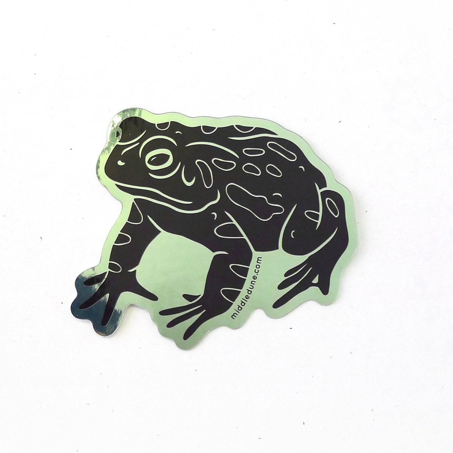 Metallic Toad Sticker