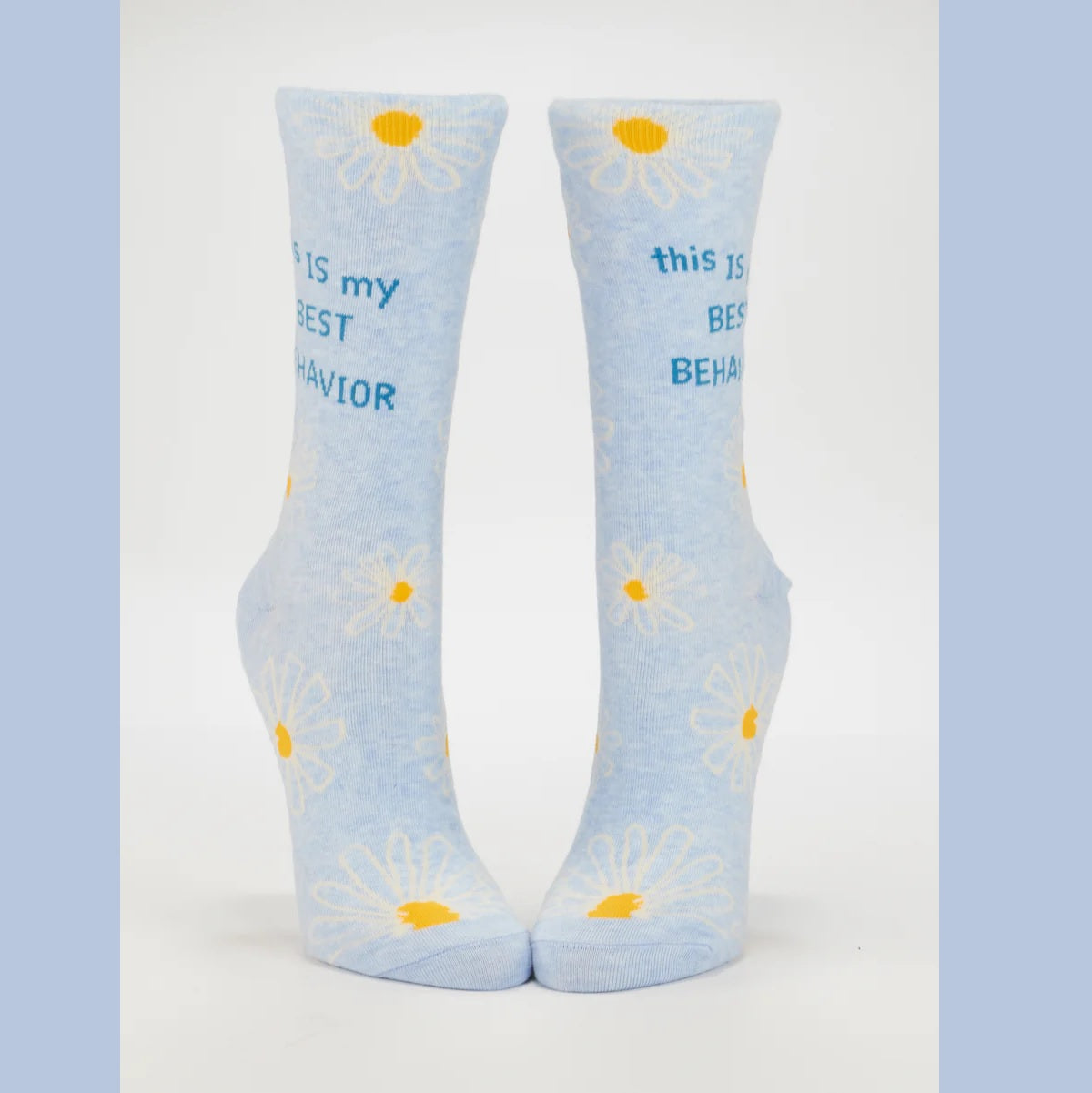 Women's Crew Socks: This Is My Best Behavior
