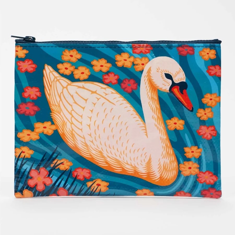 Zipper Pouch: Swan