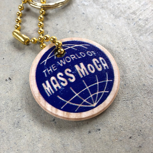 World of MASS MoCA Wooden Keychain