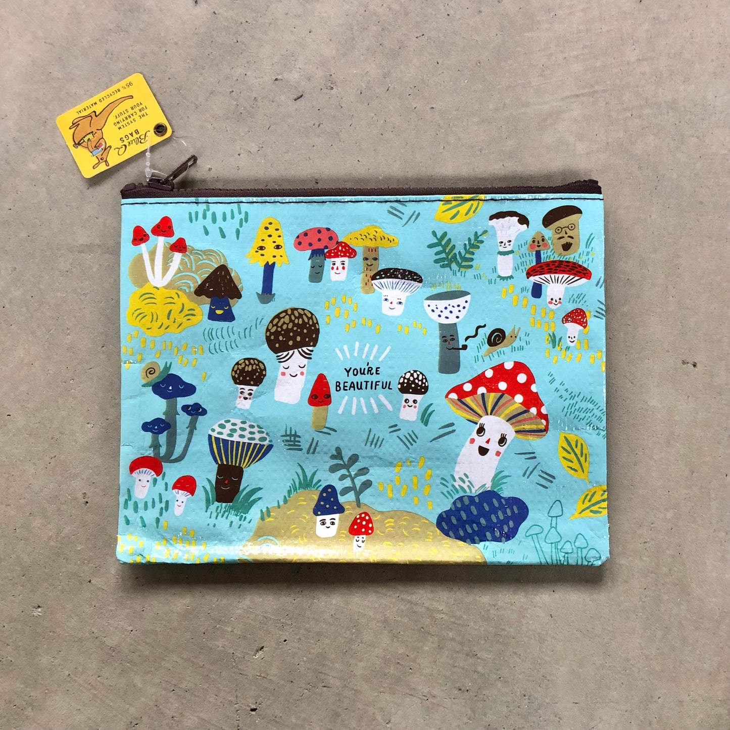 Zipper Pouch: Cute Lil Mushroom