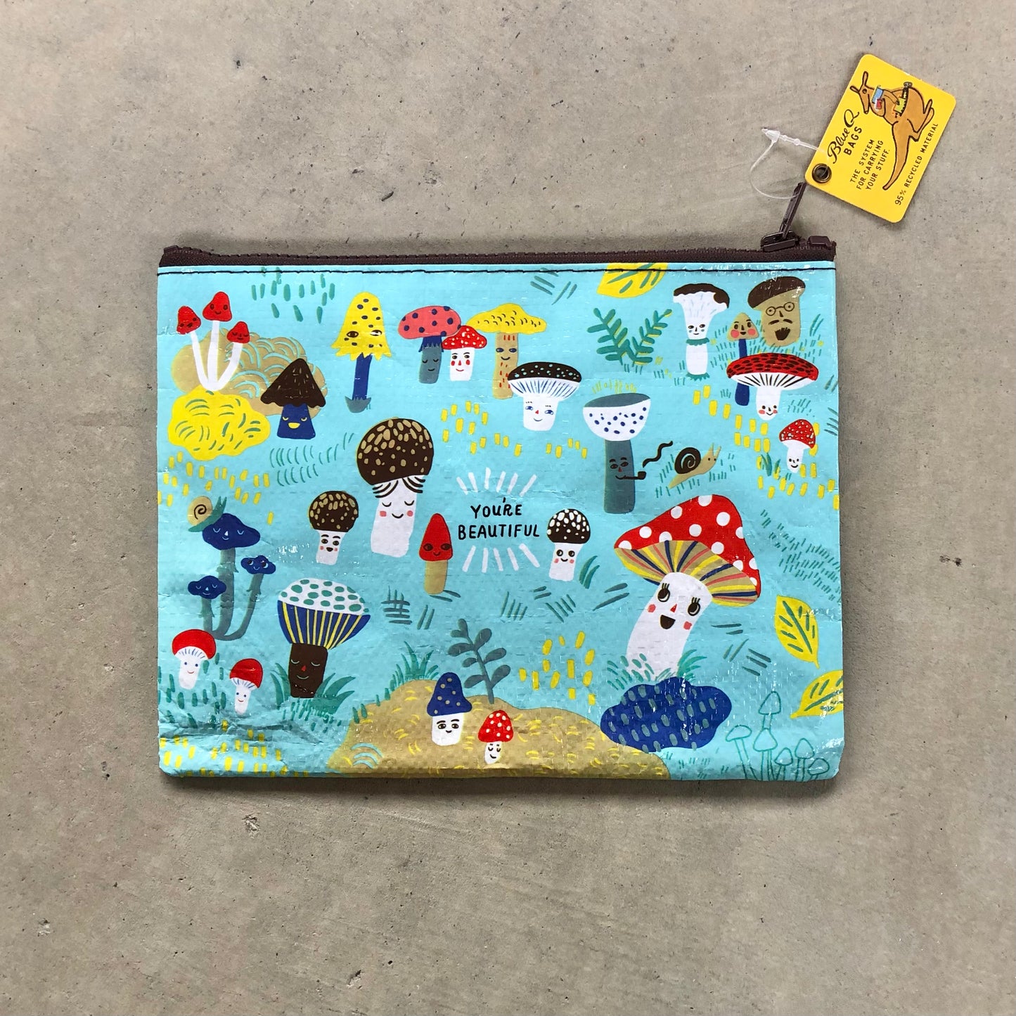 Zipper Pouch: Cute Lil Mushroom