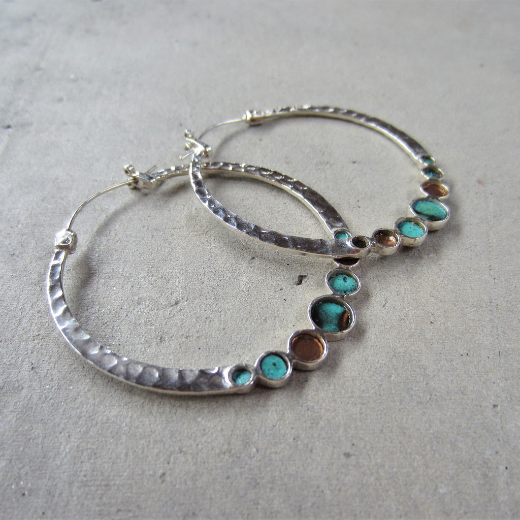 Ice Pebble Hoops