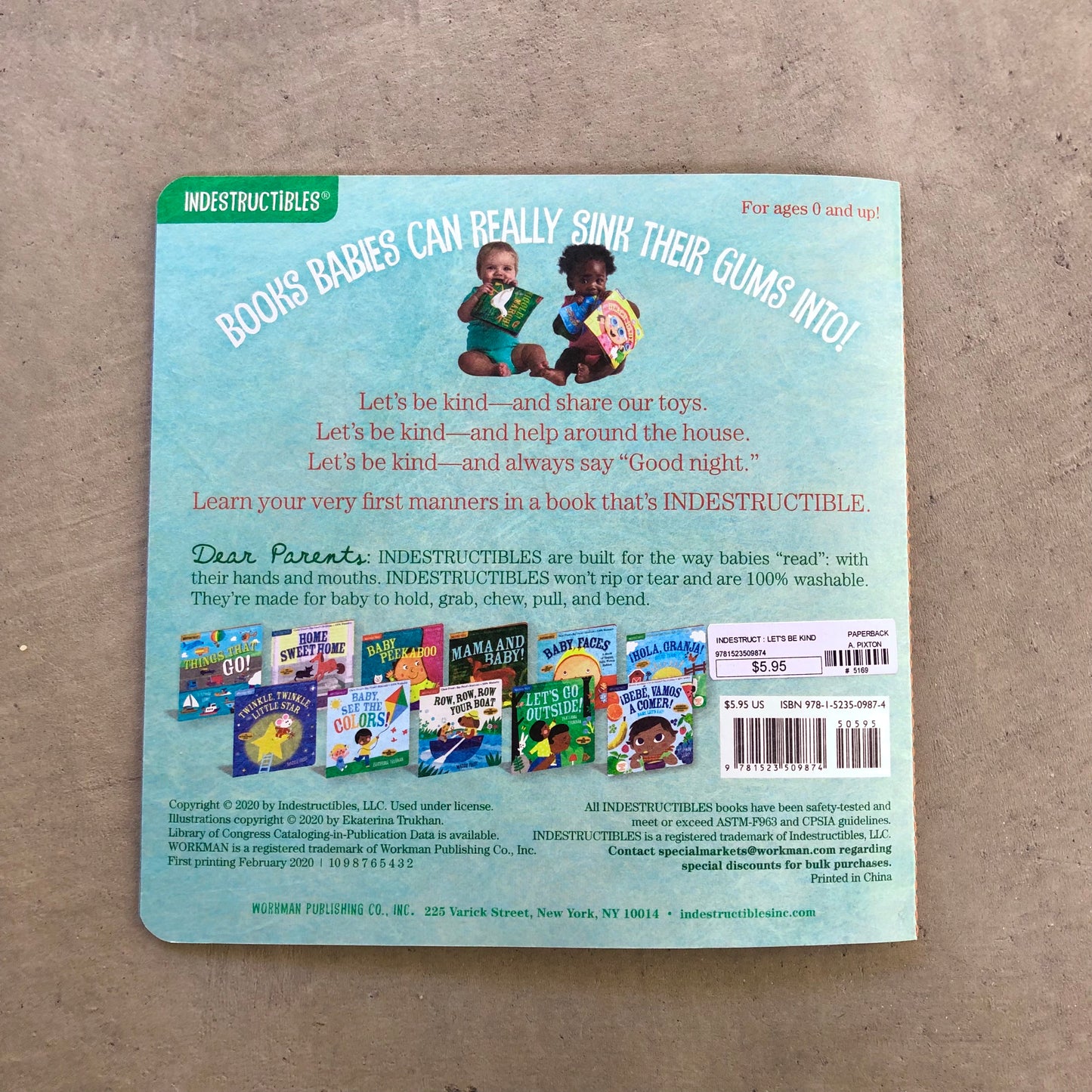 Indestructibles: Let's Be Kind