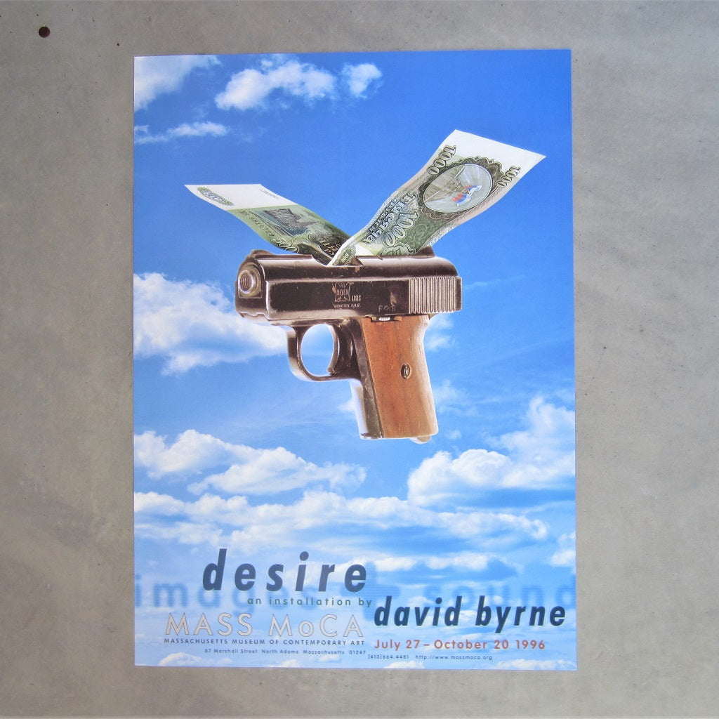 David Byrne 1996 Exhibition Poster