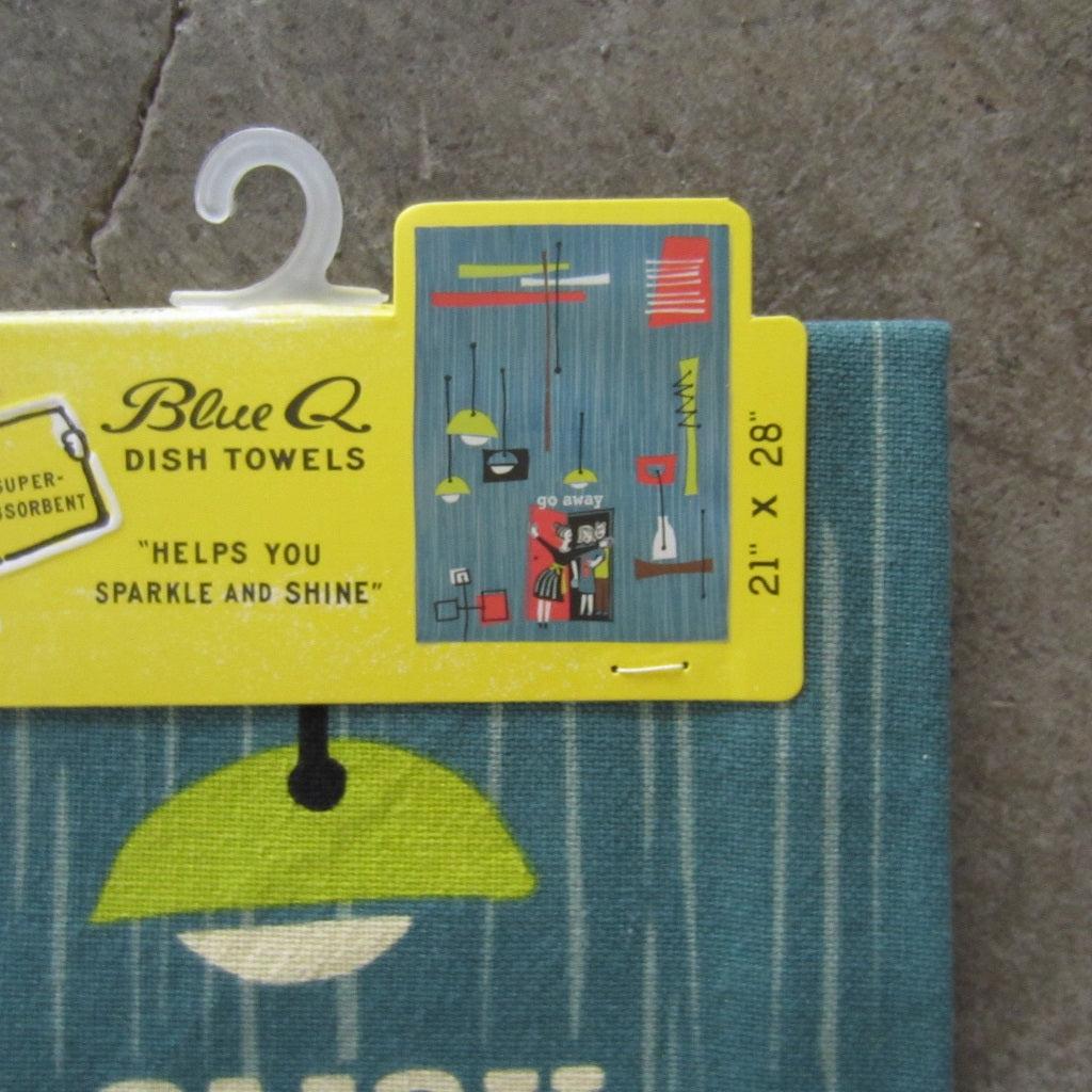 Printed Dish Towel: Go Away