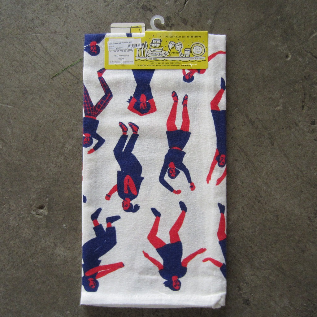 Printed Dish Towel: Me When My Song Comes On
