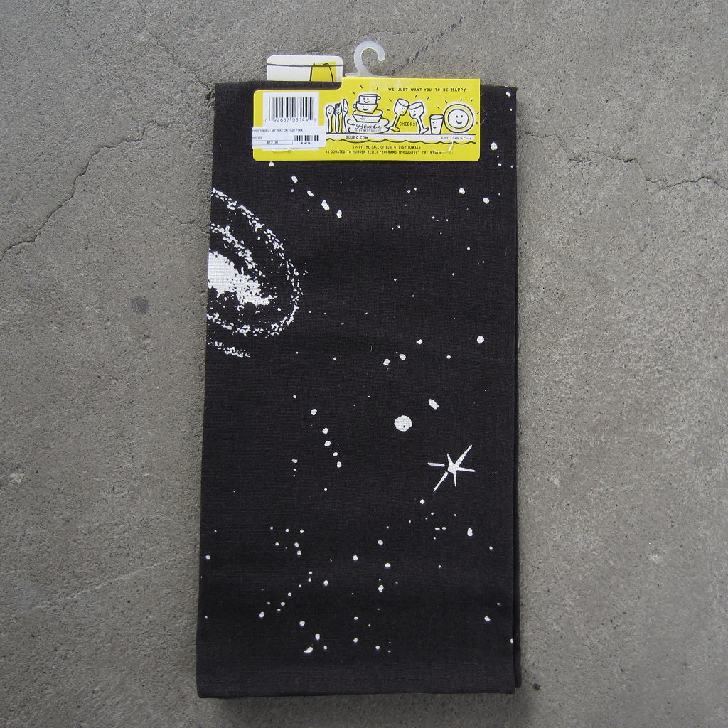 Printed Dish Towel: My Way or Fast Food off the Highway