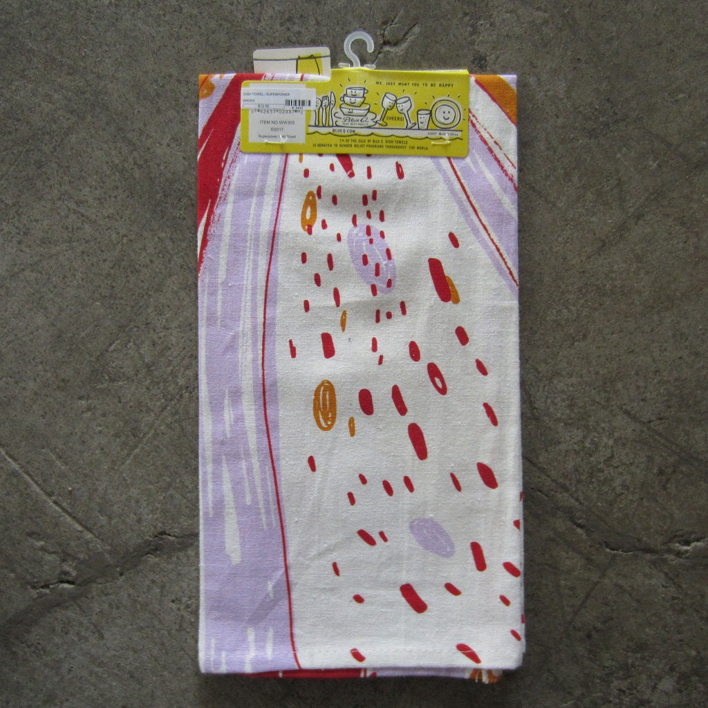 Printed Dish Towel: Superpower