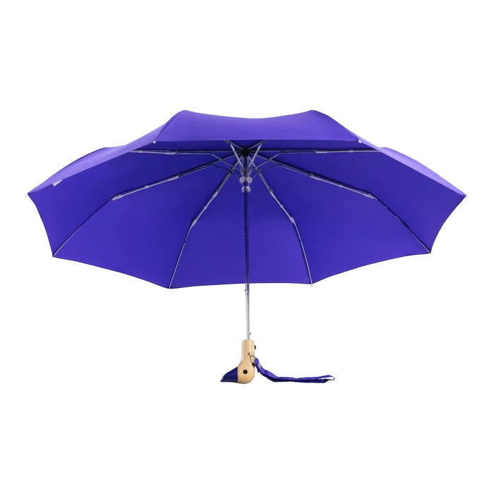 Royal Blue Compact Duck Umbrella