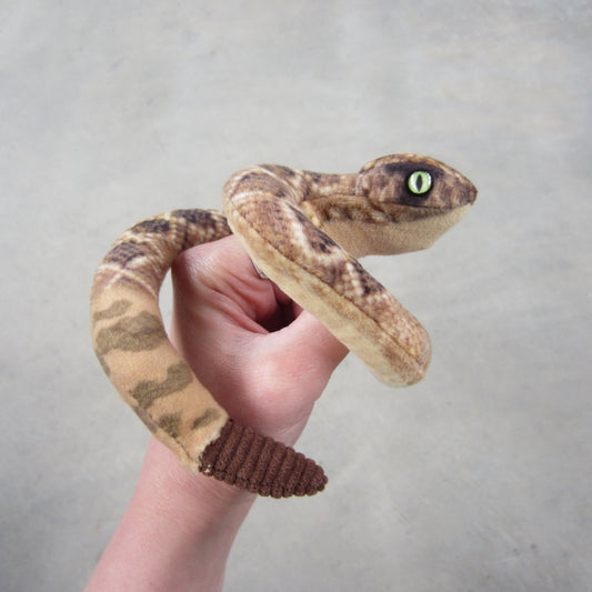 Finger Puppet: Mini Rattlesnake