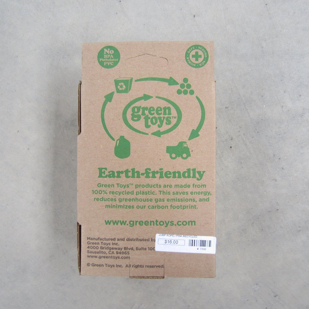 Recycled Plastic Jump Rope: Pink