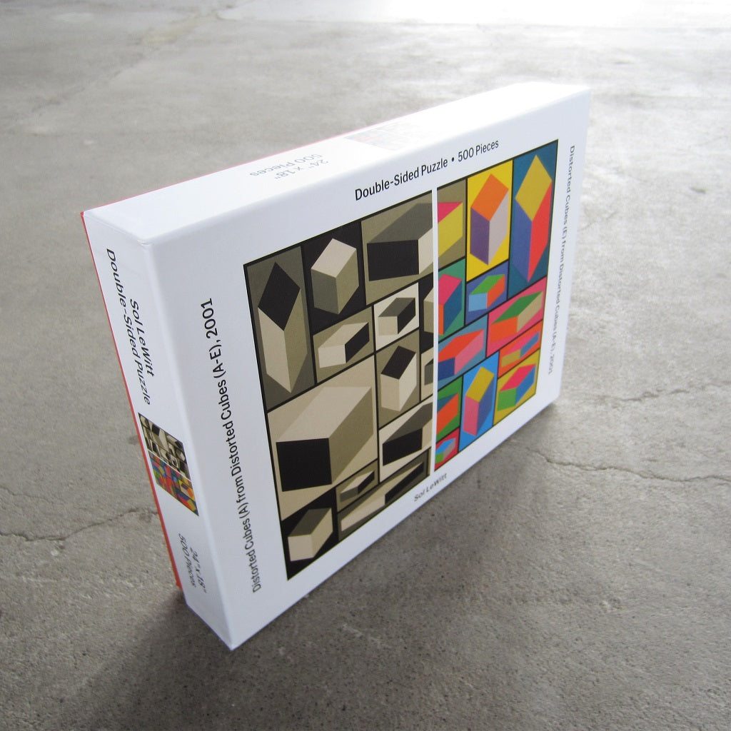 Double Sided Jigsaw Puzzle: Sol LeWitt Cubes
